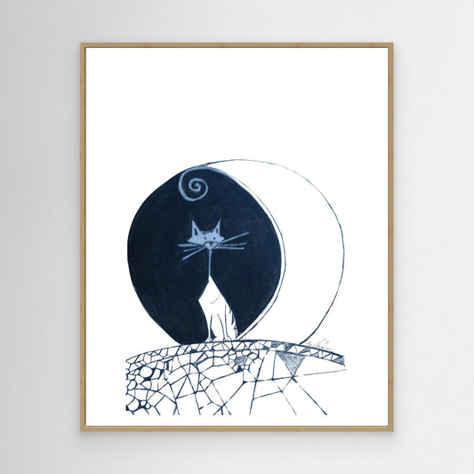 Space Ela im Mondenschein