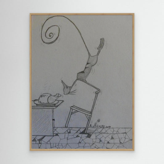 Kuechengymnastik, ein Kuechenbild